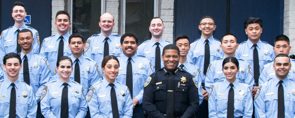 SFPD Cadets With Chief Scott